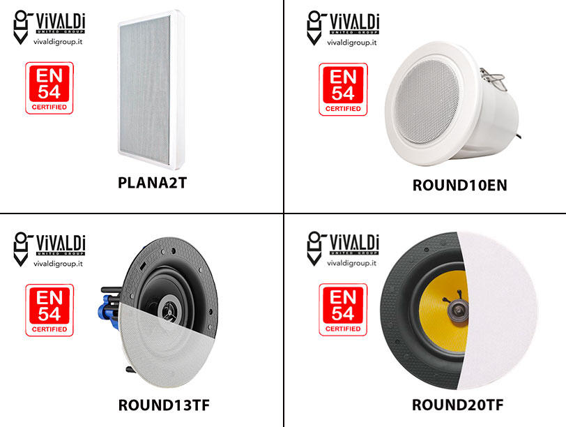 Si arricchisce la gamma dei diffusori EN54
