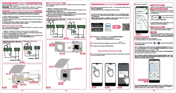 Dalì - cronotermostato intelligente a LED WI-FI con monitoraggio della  qualità dell'aria